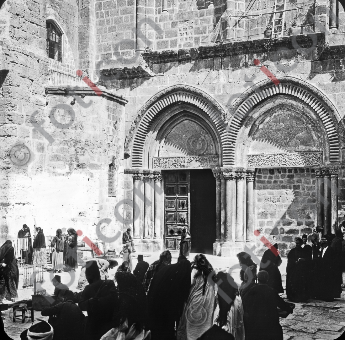 Grabeskirche | Holy Sepulcher  - Foto foticon-simon-149a-012-sw.jpg | foticon.de - Bilddatenbank für Motive aus Geschichte und Kultur